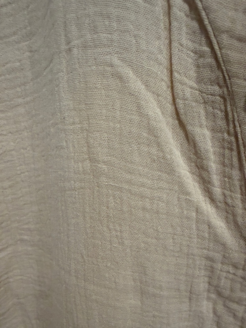 Sleeveless Button-Front Beige Jumpsuit - Picture 5 of 6